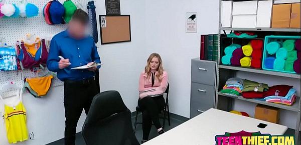  Blonde loves being fucked by a guard